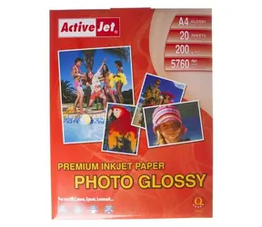 Activejet AP4-200G20 / Fotopapír / lesklý / A4 / 200 g/m2 / 20 listů