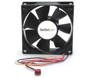 StarTech ventilátor do PC skříně 80 mm černý / Ventilátor / 80 x 80 x 25 mm / Kuličkové ložisko / MTBF 56609 h