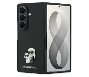 Karl Lagerfeld Saffiano pro Galaxy Z Fold8 Ultra černá / Kryt / PU koženka / Karl a Choupette