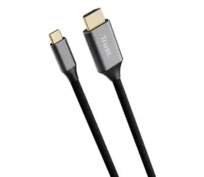 Trust Calyx USB-C na HDMI černá / Redukce / 2 m / 4K (3840×2160)