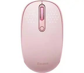 Baseus F01B Tri-Mode růžová / Bezdrátová myš