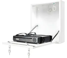 PULSAR skříňka pro DVR/NVR bílá / Uzamykatelná skříňka / Nástěnná montáž