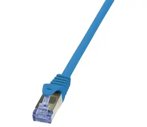 LogiLink CAT6a modrá / Patch kabel / S/FTP / LSZH / 1,5 m