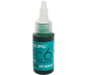 XSPC EC6 ReColour Dye UV azurová / Barvivo do chladicí kapaliny / Koncentrát / UV reaktivní / 30 ml