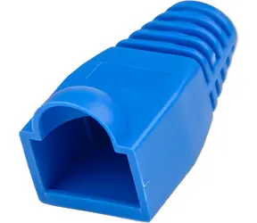 Unitek krytka konektoru RJ45 modrá / Krytka konektoru / Guma / 6 mm / 100 ks