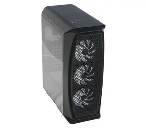 AeroCool Aero One Frost černá / PC skříň / Bez zdroje / Prosklená bočnice / ATX, mATX, Mini-ITX / RGB ventilátory