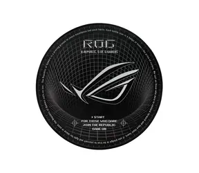 ASUS ROG Cosmic Mat II černá / Herní podložka na zem / 117 × 117 cm / polyester, guma