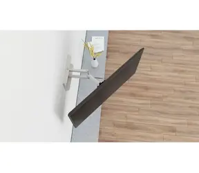 Hama nástěnný TV držák černo-bílý / Nástěnný TV držák / pohyblivý / VESA 400x400 / 35 kg / 32"-65"