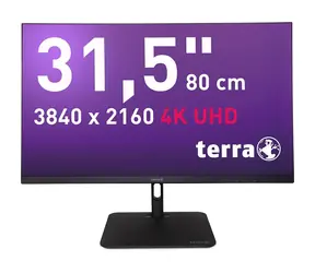 31,5" TERRA 3295W PV černá / Monitor / IPS / 3840 x 2160 / 60 Hz / USB-C / DP / HDMI
