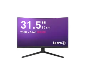31.5" TERRA 3285W HA černá / Monitor / VA / QHD / 180Hz / Zakřivený / HDMI/DP/USB-C