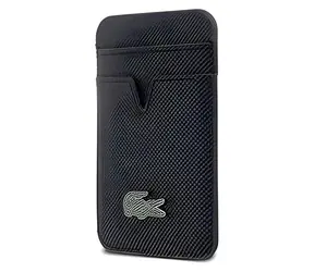 Lacoste Iconic Petit Pique MagSafe Navy / Peněženka / PU / Magnetické uchycení