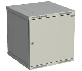 Solarix SENSA-12U-66-21-G / Rozváděč nástěnný / 12U / 600mm / dveře plech / RAL 7035