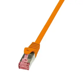 LogiLink CAT6 oranžová / Patch kabel / S/FTP / RJ-45 / 1,5 m