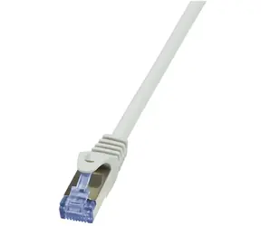 LogiLink CAT6a šedá / Patch kabel / S/FTP / RJ-45 / LSZH / 1,5 m