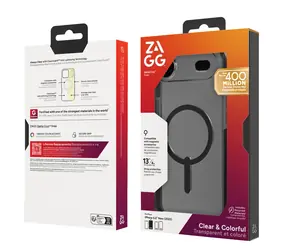 ZAGG Santa Cruz Snap pro Apple iPhone Air černá / Kryt na mobil / Grafen