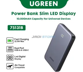 Ugreen PB507 šedá / Powerbanka / 10000 mAh / USB-C / PD 20W