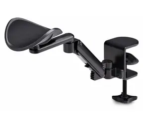 StarTech Nastavitelná opěrka na ruce pro stůl černá / Opěrka / náklon -90° až 90° / rotace 360° / hliník, ocel