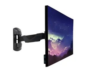 Lindy 40713 černá / Držák monitoru / VESA 75×75, 100×100 mm / do 26" / nosnost 20 kg / rotace 180°