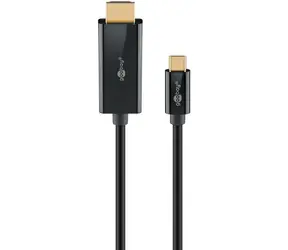 Goobay USB-C - HDMI kabel černá / Adaptérový kabel / 4K 60Hz / 1 m