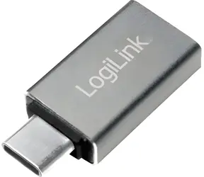 LogiLink AU0042 stříbrná / Adaptér / USB-C (M) - USB-A (F) / hliník / 5 Gbit/s