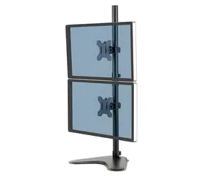 Fellowes Volně stojící držák pro 2 monitory nad sebou / Držák monitoru / do 32" / nosnost 8 kg / černá