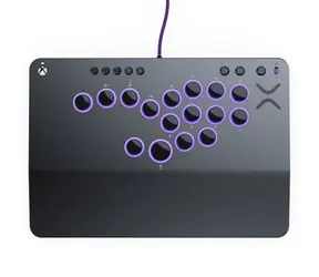 Turtle Beach Victrix Pro KO Leverless šedá / Fight stick / Xbox Series X/S/One / PC / USB-C / 16 tlačítek