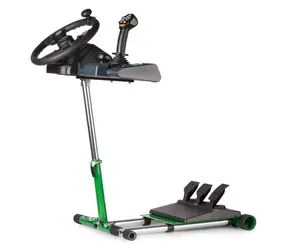 Wheel Stand Pro FARM TRUCK LITE V3 zelený / Stojan na volant a pedály / bez RGS modulu / nastavitelná šířka 400-565 mm