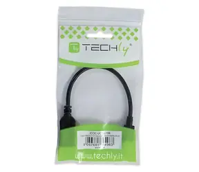 Techly ICOC-HDMI-F-002 černá / Rozbočovač HDMI / 1x HDMI - 2x HDMI / 0,3 m / HDMI 1.2