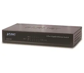 Planet GSD-503 / Switch / 5x 10/100/1000Base-T / IEEE 802.3az / kov / fanless