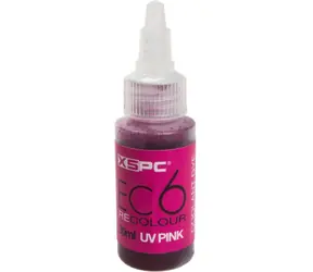 XSPC EC6 ReColour Dye UV růžová / Barvivo do chladicí kapaliny / Koncentrát / UV reaktivní / 30 ml
