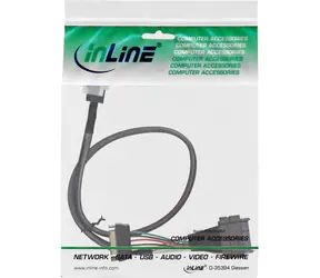 InLine Kabel SFF-8643 - U.2 SFF-8639 + SATA černá / Kabel / interní / 0,5 m