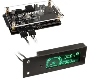 Lamptron TC20 černá / Kontroler ventilátorů a LED / PCI / 1 kanál