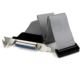 StarTech LP paralelní kabel šedá / Kabel / DB-25 25 pin - IDC 26 pin / 0,4 m