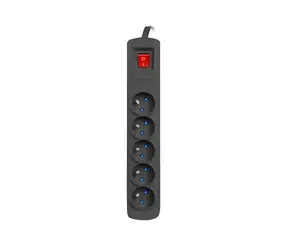 Armac ARC5 černá / Přepěťová ochrana / 5 zásuvek / 3 m