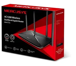 Mercusys AC12G černá / Router / AC1200 / Wi-Fi 5 / 4x LAN + WAN