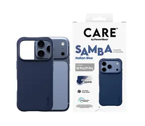 PanzerGlass CARE Samba Italian Blue / Kryt / Apple iPhone 17 Pro / MagSafe / TPU