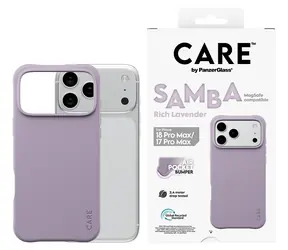 PanzerGlass CARE Samba Rich Lavender / Kryt / Apple iPhone 17/18 Pro Max / MagSafe / TPU