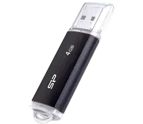 Silicon Power Ultima U02 4GB černá / Flash disk / USB 2.0