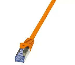 LogiLink CAT6a S/FTP oranžová / Patch kabel / RJ-45 / AWG 26/7 / 2 m