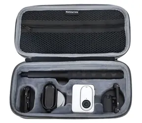 Sunnylife IST-B675 černé / Pouzdro / Insta360 GO 3, GO 3S / tkanina a flanel