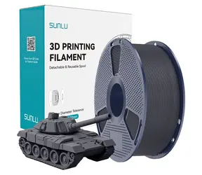Sunlu Filament PLA+ High-Speed šedá / Struna pro 3D tiskárnu / vysokorychlostní / 1,75 mm / 1 kg