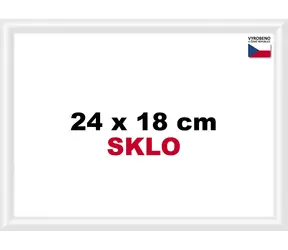 BFHM Plastový rám 24×18 cm bílý / Rámeček / plast
