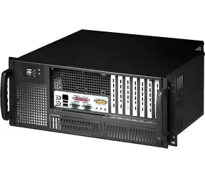 Techly I-CASE MP-P4HX-BLK6 černá / Serverová skříň / 4U / kov / 2x USB 2.0 / 482x382x177 mm