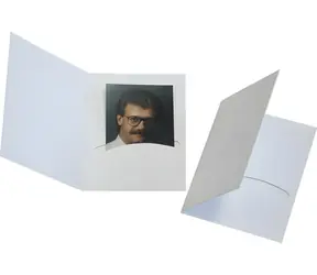 Daiber Folders Profi-Line bílá / Paspartovací složky / do 4,5x6 cm / 100 ks
