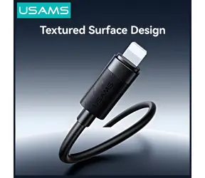 USAMS U94 černá / Datový kabel / USB-C - Lightning / 30W / 1m