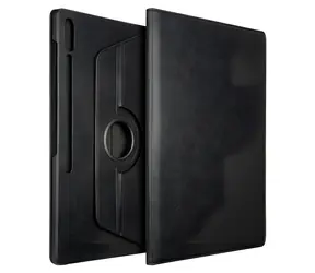 Ochranné pouzdro Smart pro Samsung Galaxy Tab S9 Ultra černé / Pouzdro / TPU a ekokůže / Funkce stojánku