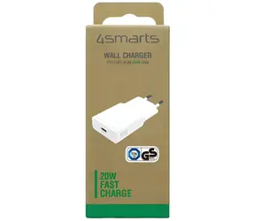4smarts PDPlug Slim bílá / Síťová nabíječka / GaN / USB-C / 20 W