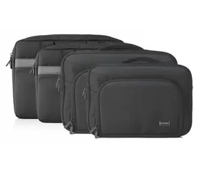 4smarts Target Eco Clamshell 15-16" černá / Brašna na notebook / pro notebooky do 16" / RPET materiál