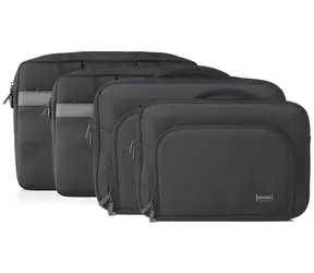 4smarts Target Eco Slim 15-16" černá / Brašna pro notebook / do 16" / polyester RPET / ramenní popruh