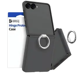 Araree Aero Flex R černá / Pouzdro pro Galaxy Z Flip8 / TPU/PC / ochrana závěsu / poutko na řemínek